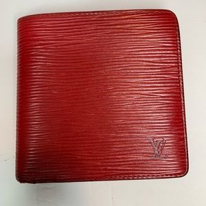 ❤️AUTHENTIC ❤️ Louis Vuitton Epi Leather Red Wallet